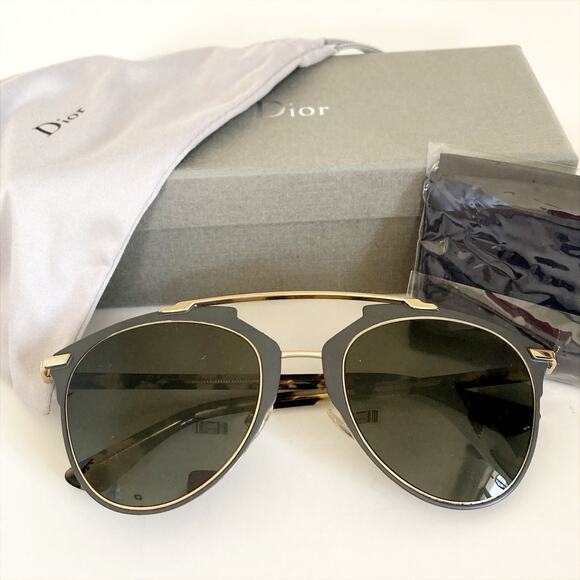DIOR  Unisex Reflected Sunglasses Tortoise NIB - Picture 1 of 12